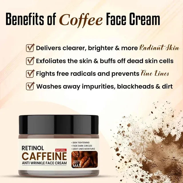 Retinol Caffeine Face Cream – 100g, Pack of 1