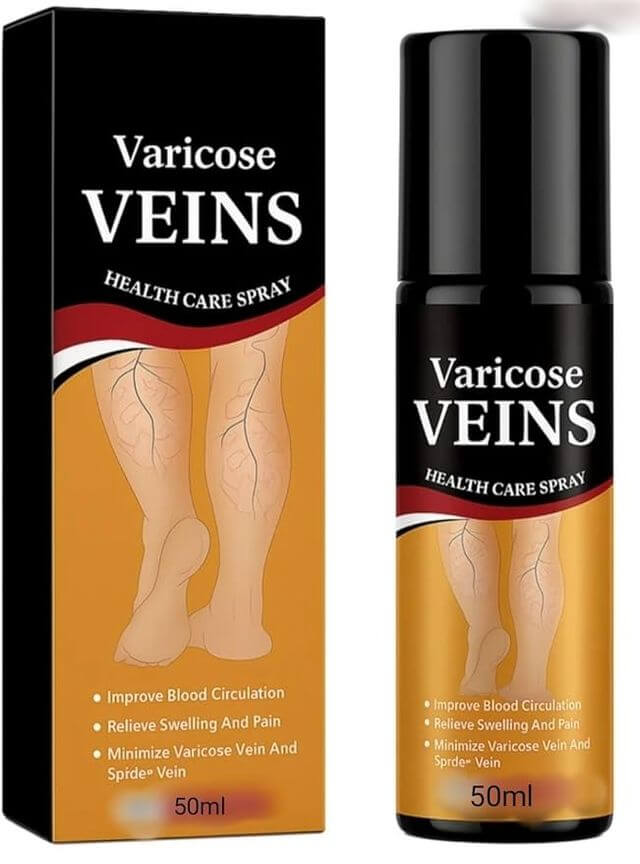Varicose Veins Spray Pack of 2 topical leg care spray