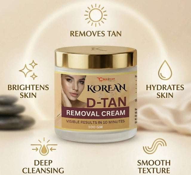  Tan removal cream Korean skincare pack of 2