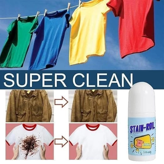 Portable fabric cleaning pen for clothes