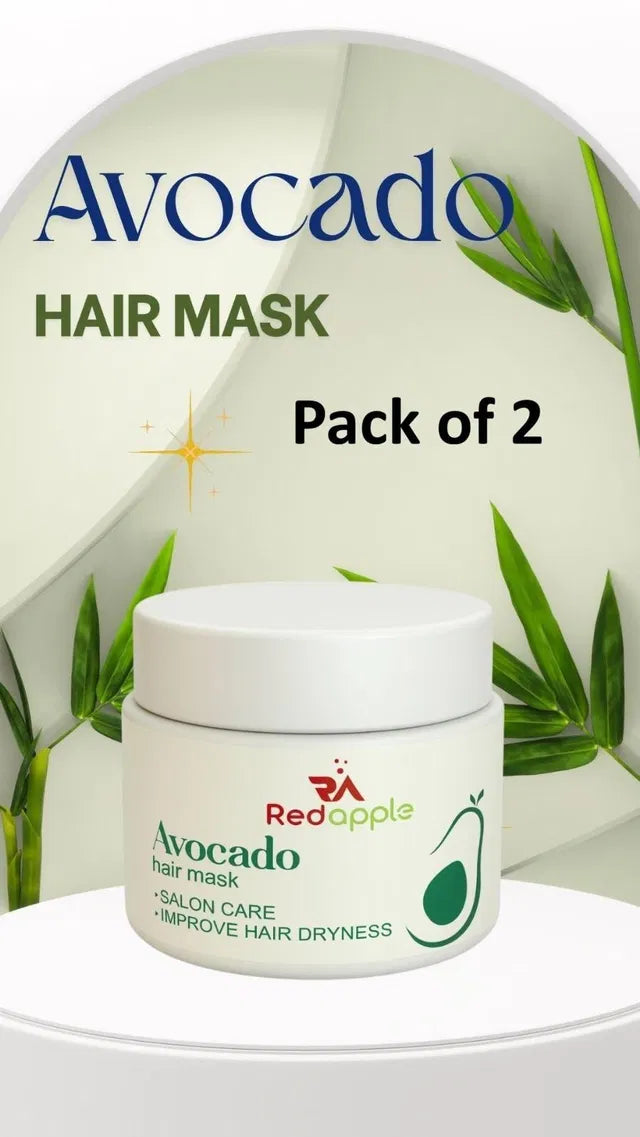 Avocado Hair Mask – Hair Care Treatment Mask, Pack of 2
