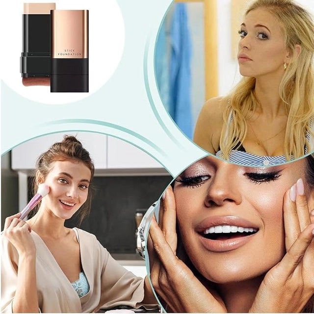 2-in-1 Double Head Foundation Makeup Stick – Assorted, Pack of 1