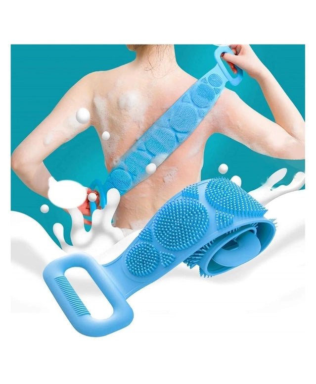 Double-Sided Silicone Bath Scrubber – Pack of 1