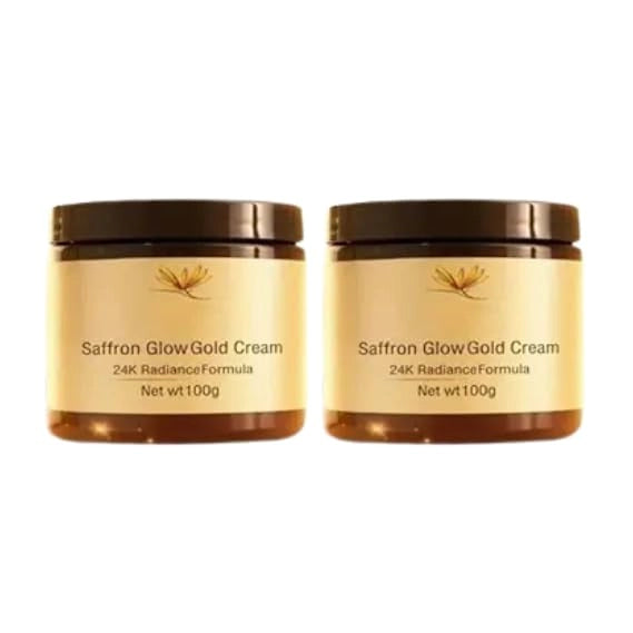 Saffron Glow Gold Cream – Skincare Cream, Pack of 2