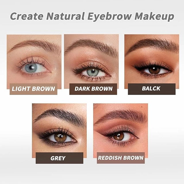 Waterproof Microblading Eyebrow Pencil with Micro-Fork Tip, Pack of 2